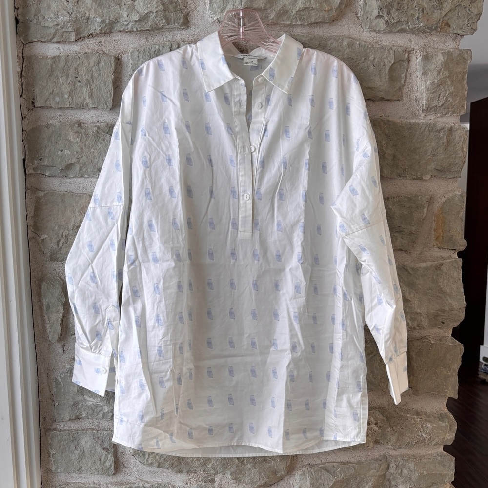 Club Monaco Tunic Popover Shirt